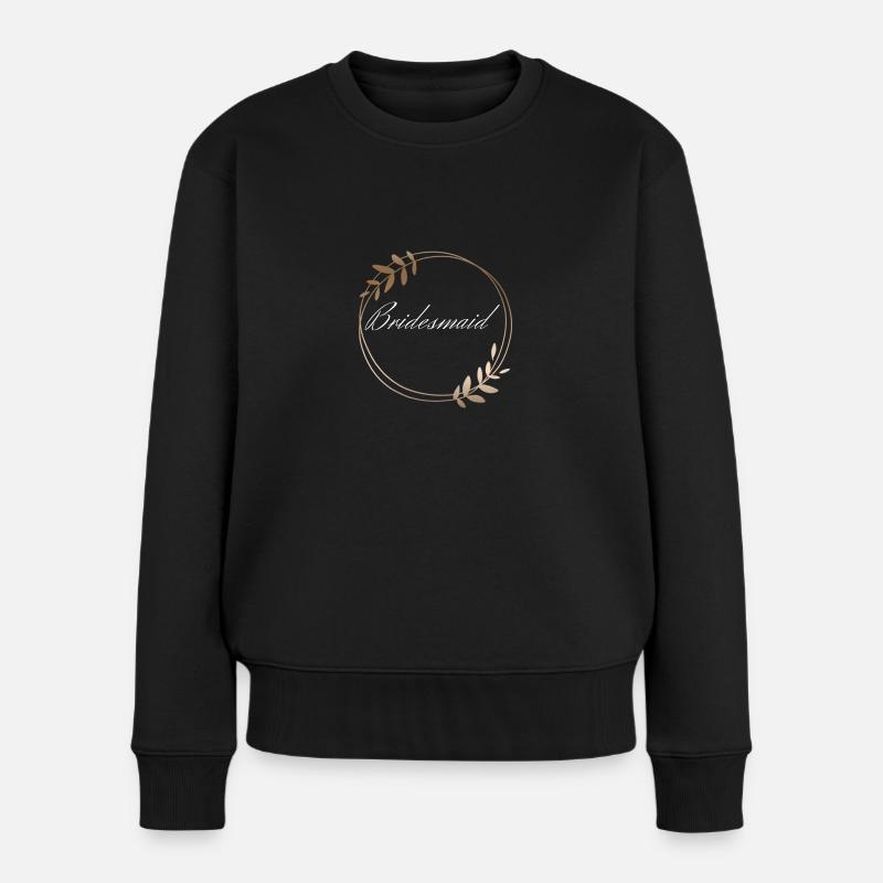 Bridesmade - Frauen Premium Bio Pullover - Schwarz