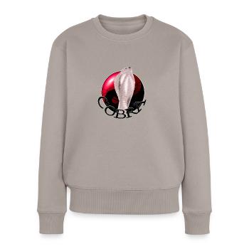 Cobra - Pull Premium bio Femme - taupe - Devant - Julia (174cm)