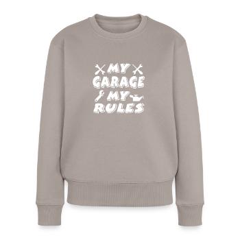 Garage - Women's Premium Organic Jumper - taupe - Front - Julia (174cm)