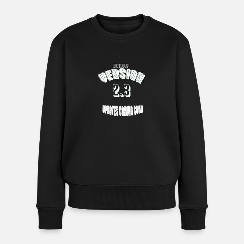 Birthday23 - Women's Premium Organic Jumper - black