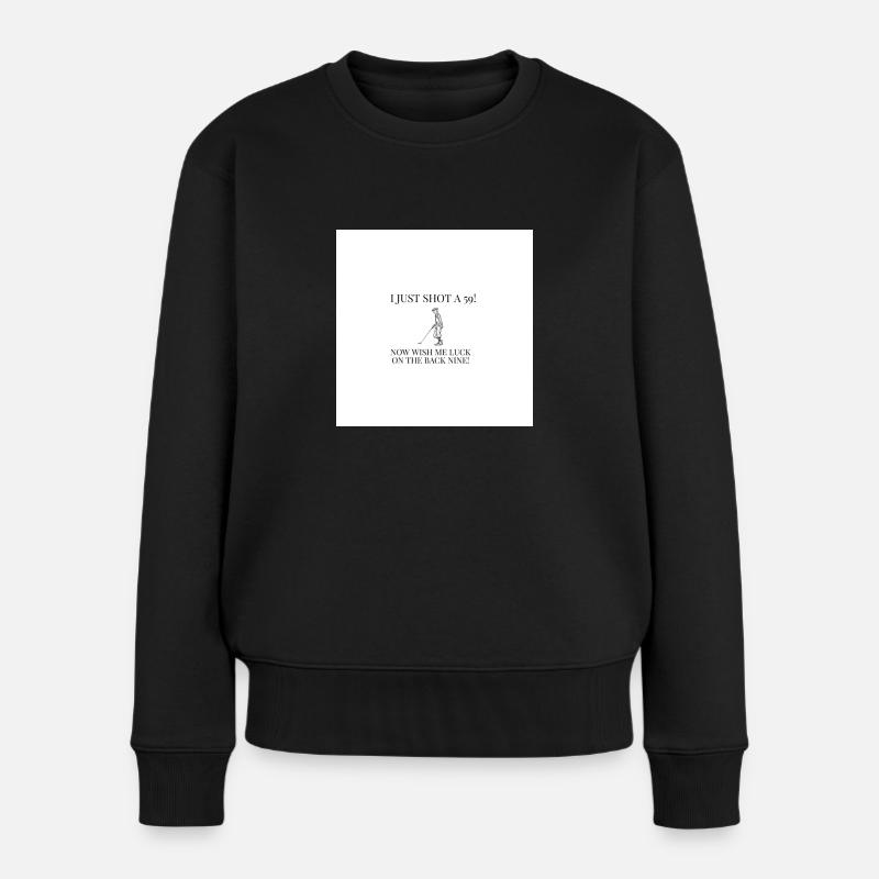 Golfer - Women's Premium Organic Jumper - black