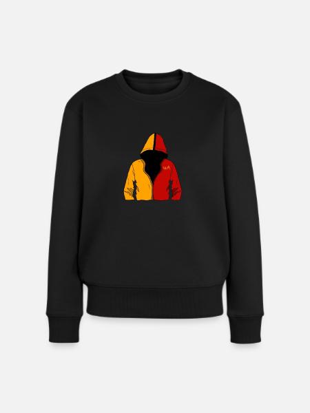 Ultraslan Taraftar Hooligan - Frauen Premium Bio Pullover - Schwarz