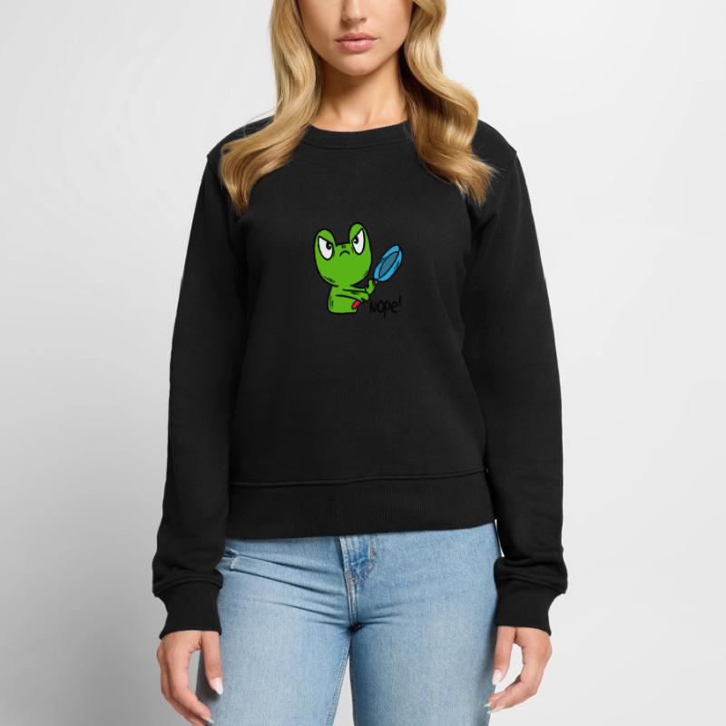 Funny frog, toad Women's Premium Organic Jumper