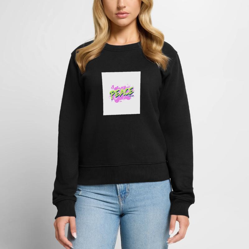 graffiti logo maker featuring bubbly graphics Frauen Premium Bio Pullover