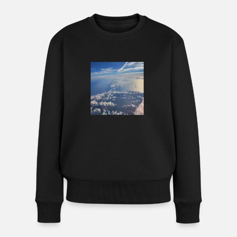 skyphotography 08 - Frauen Premium Bio Pullover - Schwarz