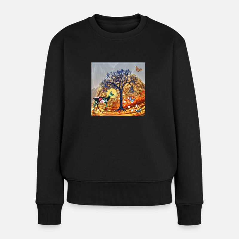 Arbre magique - Pull Premium bio Femme - noir