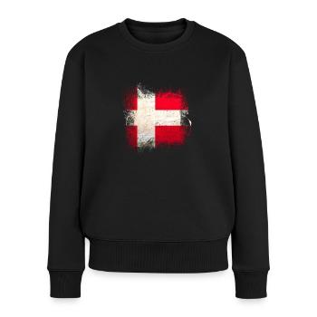 Danemark copenhague danois scandinave drapeau dansk - Pull Premium bio Femme - noir - Devant - Julia (174cm)