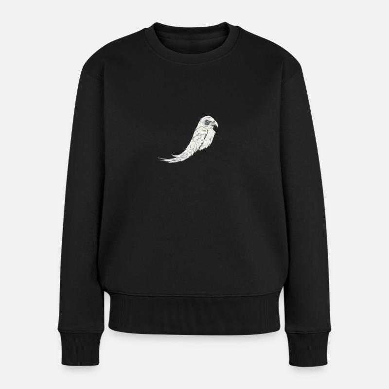 You Bird - Women's Premium Organic Jumper - black