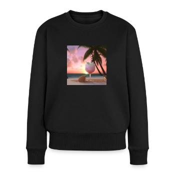 Cocktail 4 Cadeau - Pull Premium bio Femme - noir - Devant - Julia (174cm)