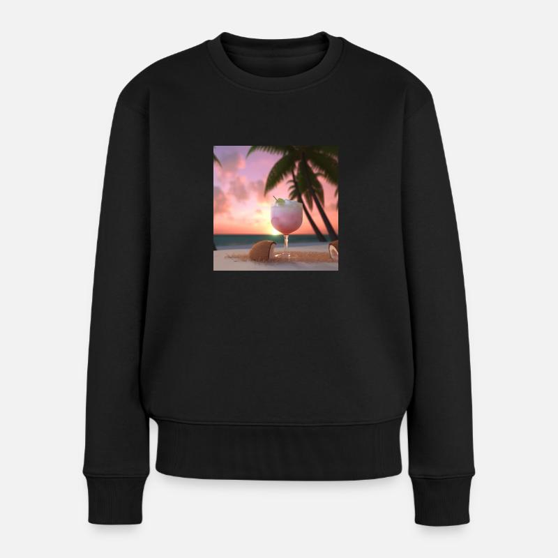 Cocktail 4 Gift - Women's Premium Organic Jumper - black
