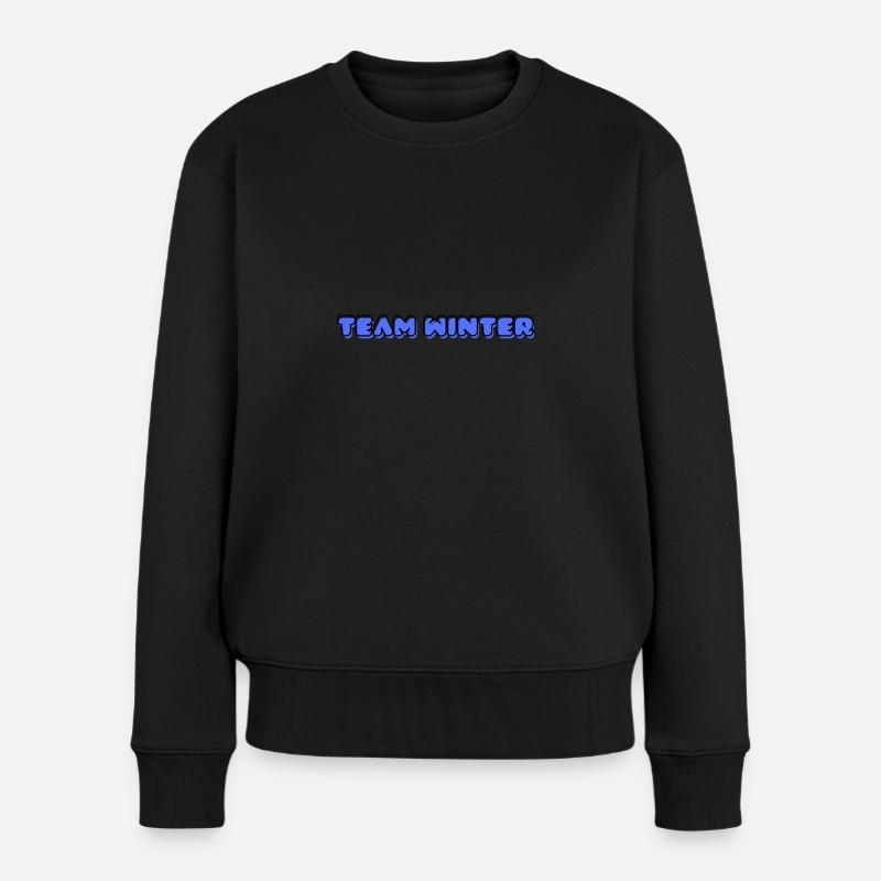 TEAM WINTER - Women's Premium Organic Jumper - black