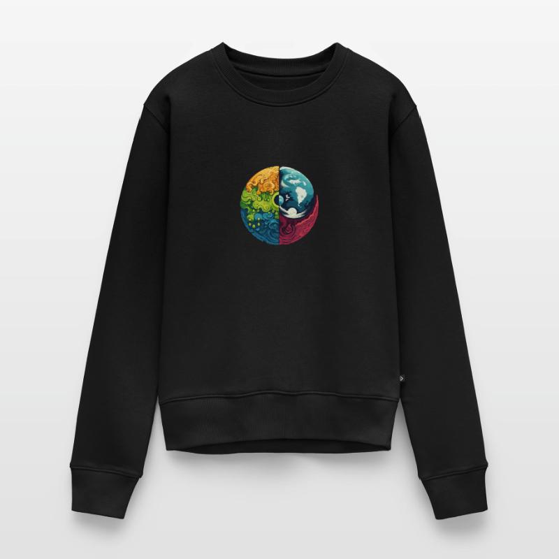Erde Elemente Frauen Premium Bio Pullover