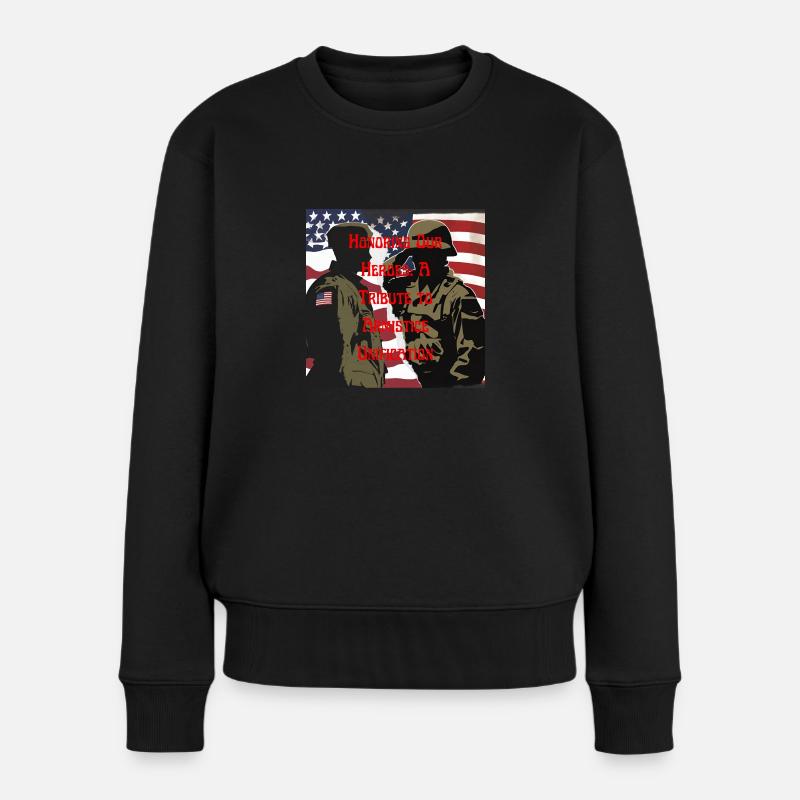 Veteranen, Veteranen, Waffenstillstand. - Frauen Premium Bio Pullover - Schwarz
