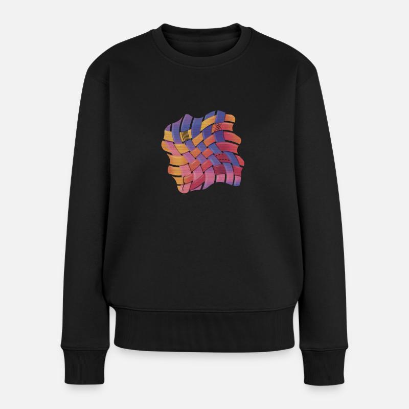 Tangled - Women's Premium Organic Jumper - black