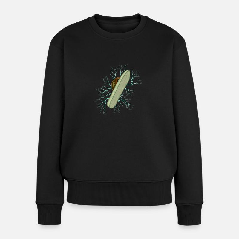 PANTOUFLE - Pull Premium bio Femme - noir