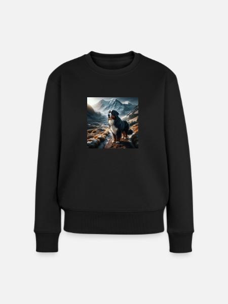 Bouvier bernois - Pull Premium bio Femme - noir