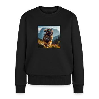 Leonberger Art - Women's Premium Organic Jumper - black - Front - Julia (174cm)