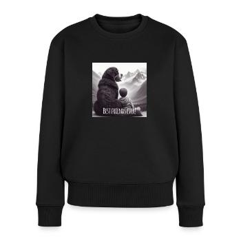 Bouvier bernois - Pull Premium bio Femme - noir - Devant - Julia (174cm)