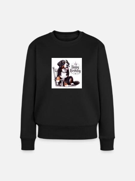 Berner Sennenhund - Frauen Premium Bio Pullover - Schwarz