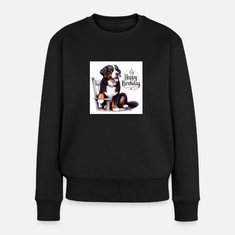 Berner Sennenhund - Frauen Premium Bio Pullover - Schwarz