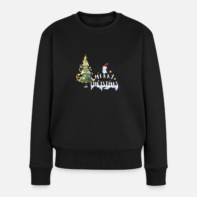 Christmas Tree - Women's Premium Organic Jumper - black