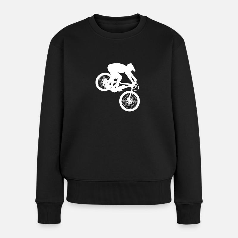 Downhill VTT, Cross Mountainbiker BMX VTT - Pull Premium bio Femme - noir