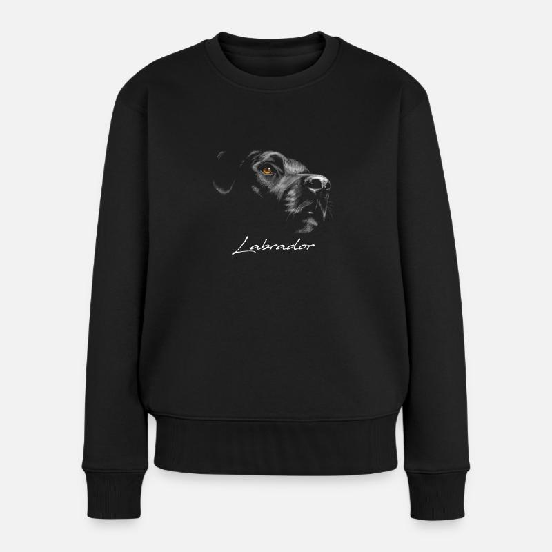 Labrador - Pull Premium bio Femme - noir