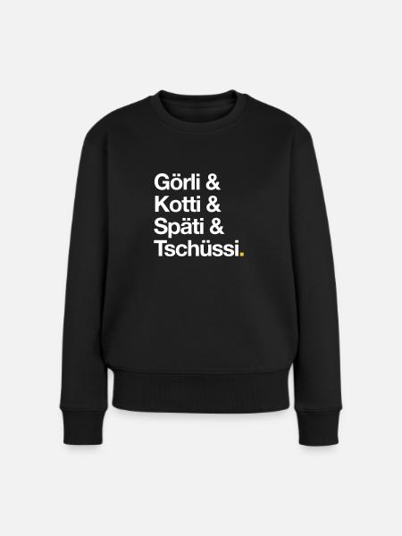 Kurztrip Kreuzberg - Frauen Premium Bio Pullover - Schwarz