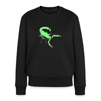 Scorpio Scorpio Poisonous Vector Arachnid Animal - Women's Premium Organic Jumper - black - Front - Julia (174cm)