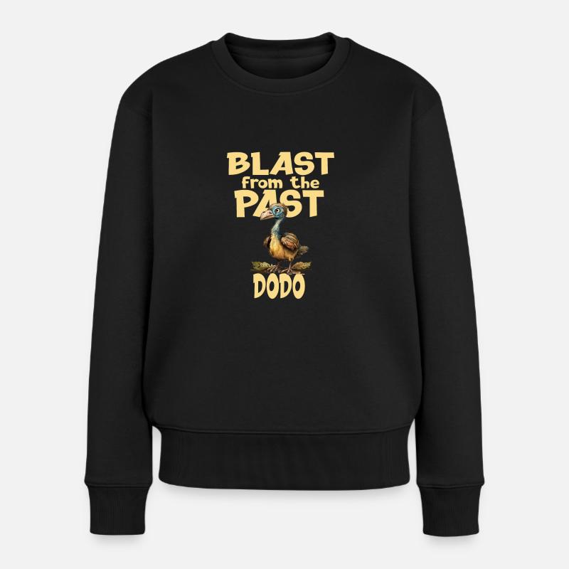 Dodo - Frauen Premium Bio Pullover - Schwarz