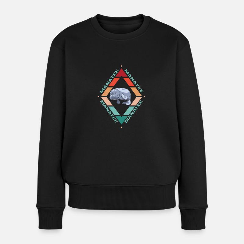 Seekuh - Frauen Premium Bio Pullover - Schwarz