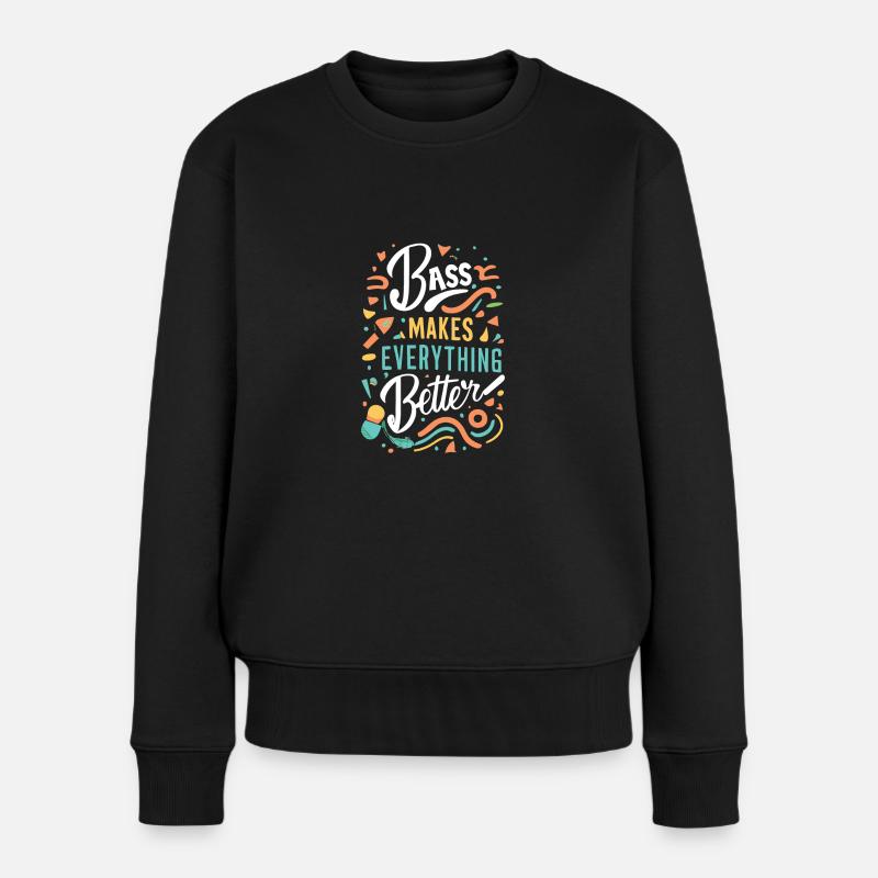 Festival - Frauen Premium Bio Pullover - Schwarz
