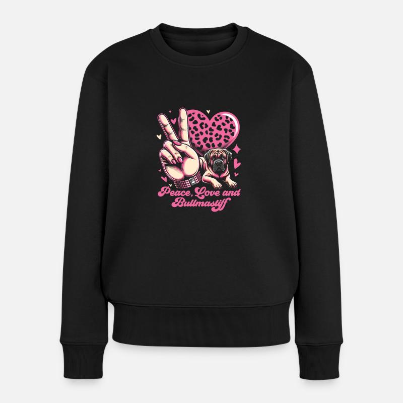 Bullmastiff - Frauen Premium Bio Pullover - Schwarz