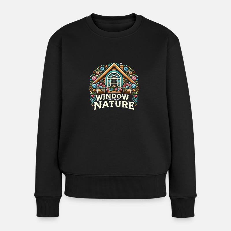 Jardin - Pull Premium bio Femme - noir