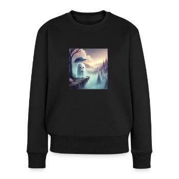 Fairy tale - Women's Premium Organic Jumper - black - Front - Julia (174cm)