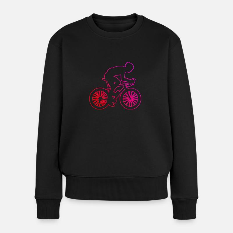 Vélo de route pour hommes Vélo de route Vélo de route Vélo de route - Pull Premium bio Femme - noir