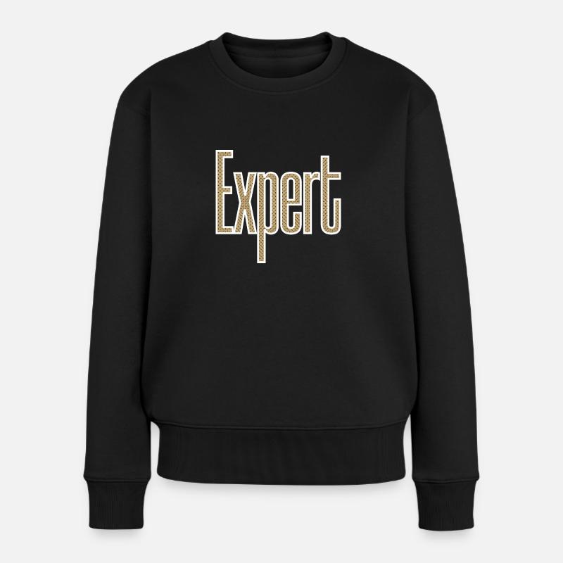 Expert 1 - Women's Premium Organic Jumper - black