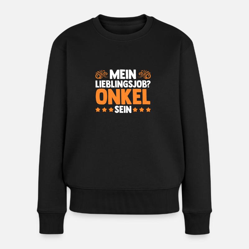 Oncle - Pull Premium bio Femme - noir