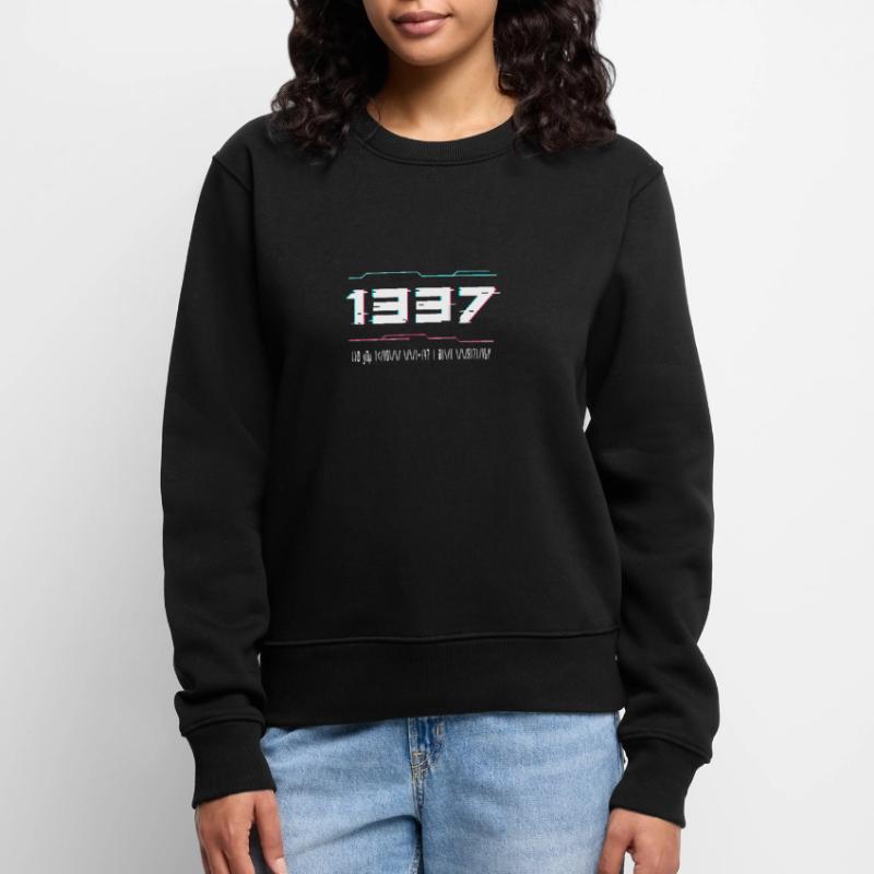 Elite Hacker Sprache Gamer Hacking Coding Frauen Premium Bio Pullover