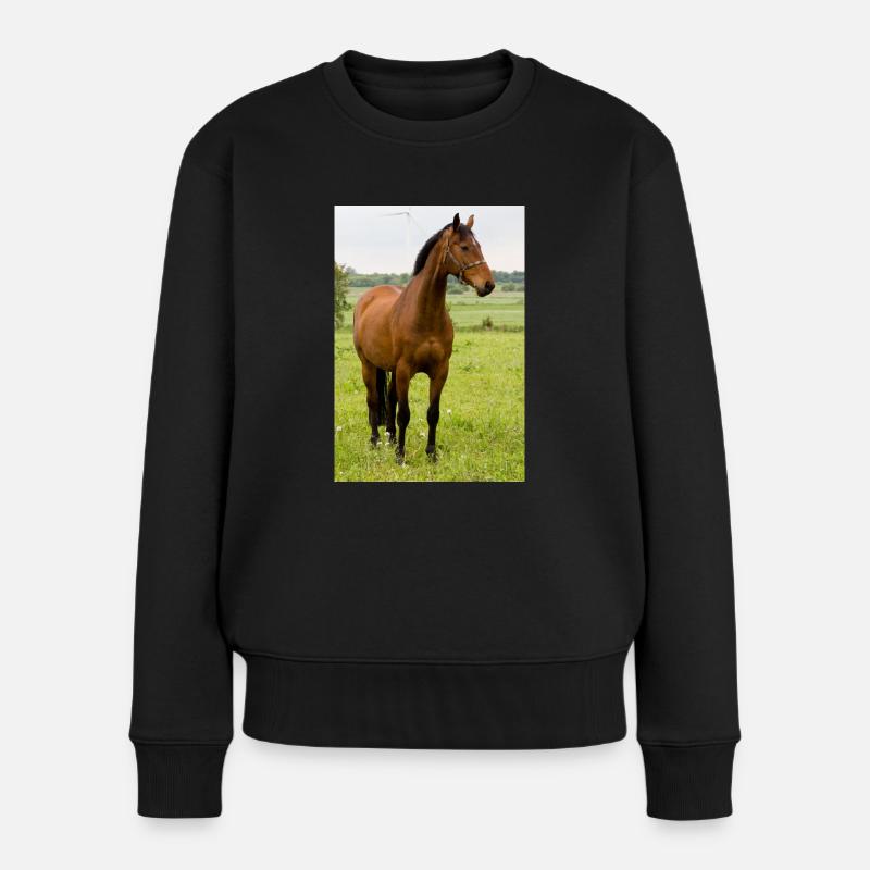 Cheval. Cheval. - Pull Premium bio Femme - noir