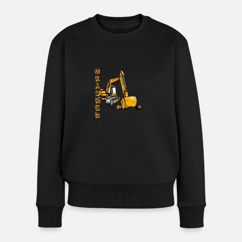 Excavatrice Power Shovel Toddler Digger Boys Gift - Pull Premium bio Femme - noir