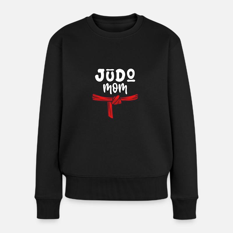 Maman judo - Pull Premium bio Femme - noir