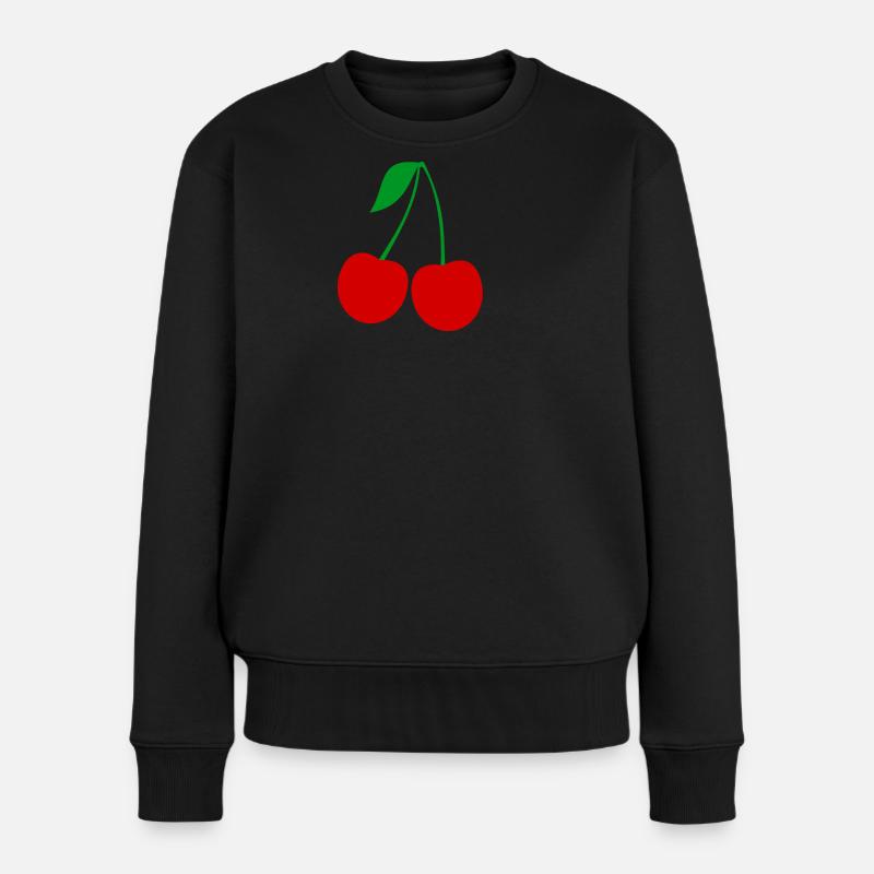 Cerises cerises - Pull Premium bio Femme - noir