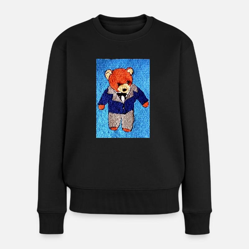 Bräutigam - Frauen Premium Bio Pullover - Schwarz