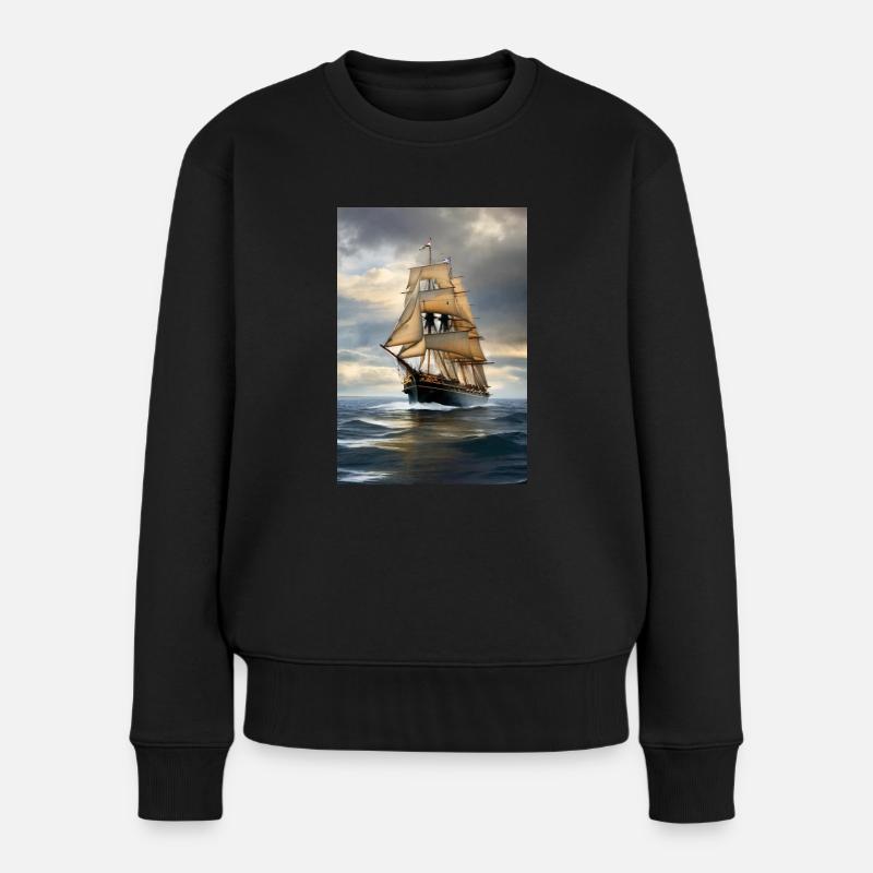Voilier - Pull Premium bio Femme - noir