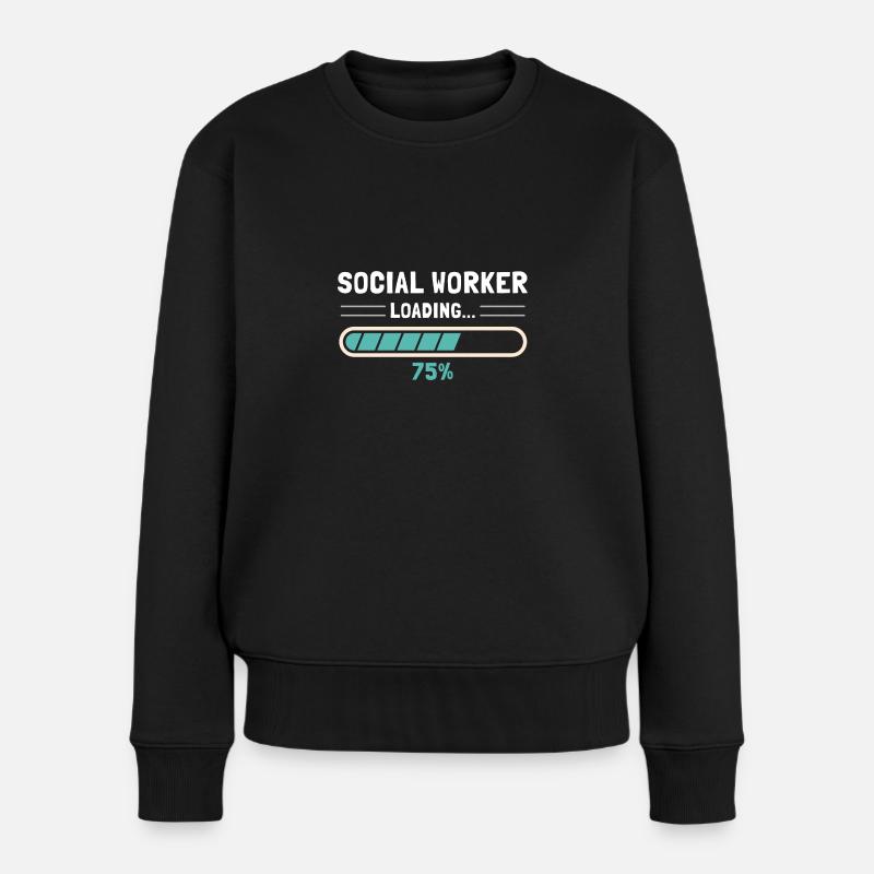 Sozialarbeiter Sozial Arbeiter Geschenkidee - Frauen Premium Bio Pullover - Schwarz