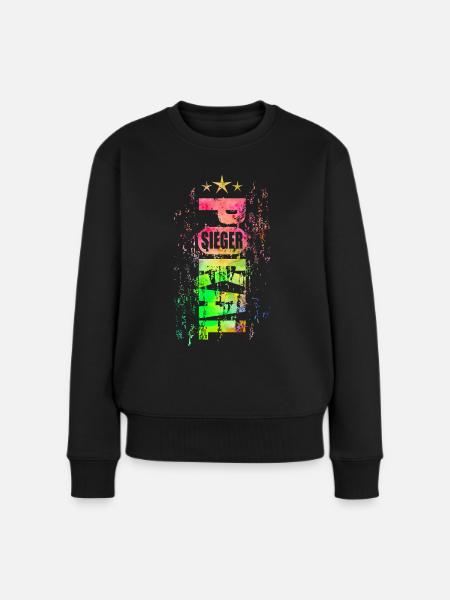 Pokalsieger 2026 - Frauen Premium Bio Pullover - Schwarz