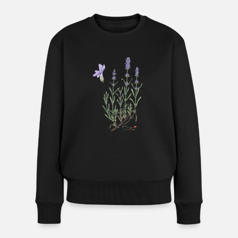 lavande - Pull Premium bio Femme - noir