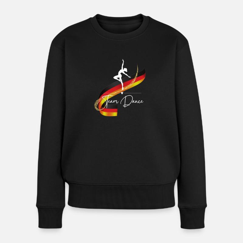 Danse, Danse d’équipe, Danse connecte, Cadeau - Pull Premium bio Femme - noir