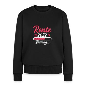 Rente 2022 Renteneintritt Geschenk Frau - Frauen Premium Bio Pullover - Schwarz - Vorne - Julia (174cm)